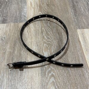 Black Studded Women's Belt